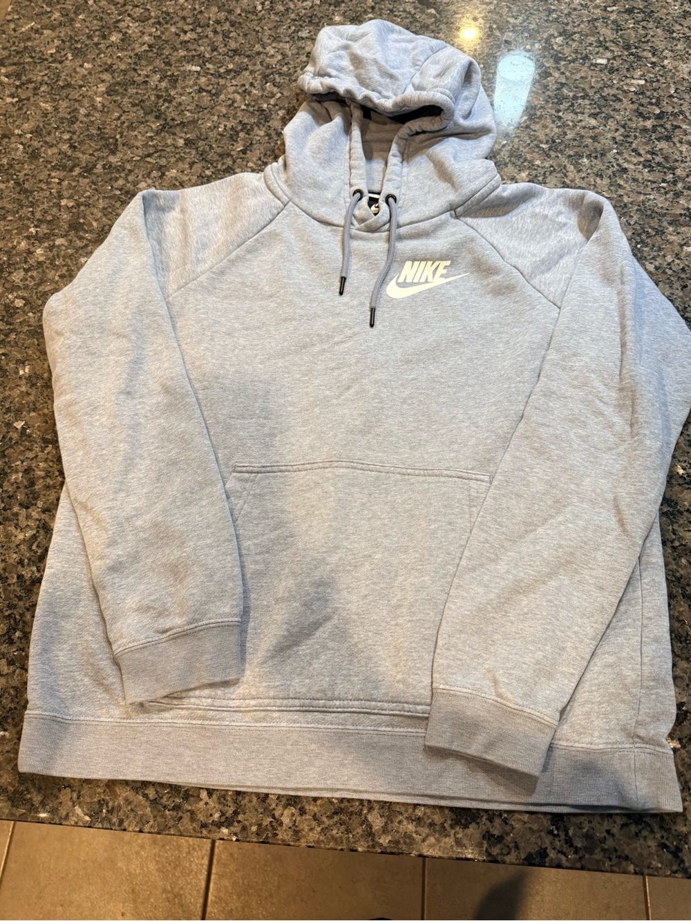 Nike Men's Blue/Gray Pullover Hoodie